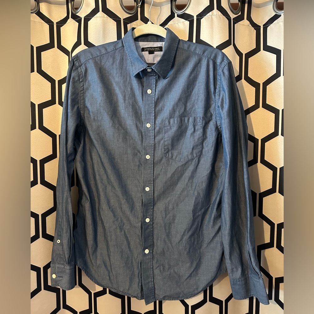 Banana Republic Indigo Slim Fit Shirt